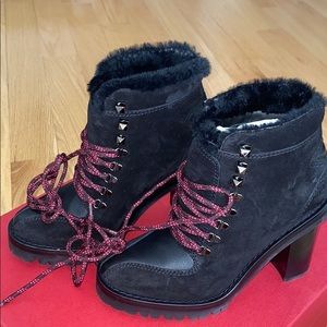Valentino Ankle boots 💯Authentic Suede & Leather
